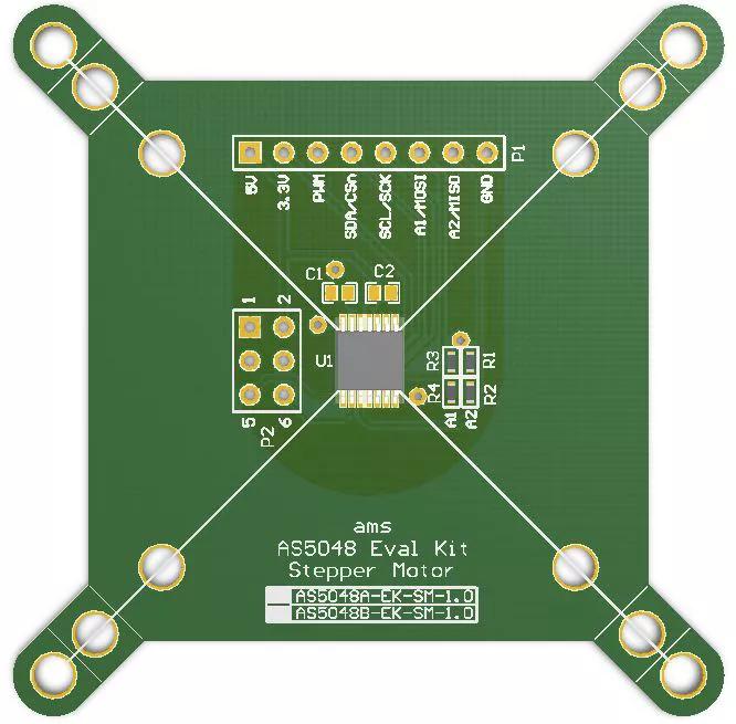 ams AS5048A_EVM_MB_STEPPERMOTOR Evaluation board