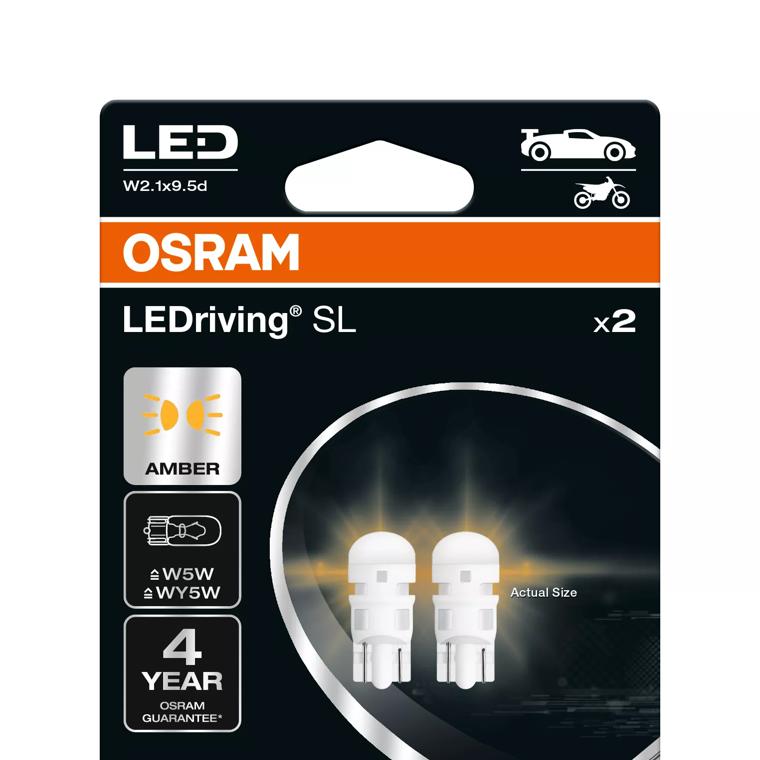 OSRAM LEDriving SL W5W Luce Ausiliaria LED Lampadina Luce Targa/Luc - Foto 4