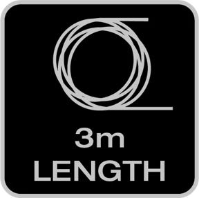 3-meter cable length