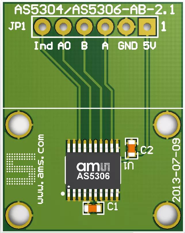 ams AS5306_EVM_AB Evaluation board