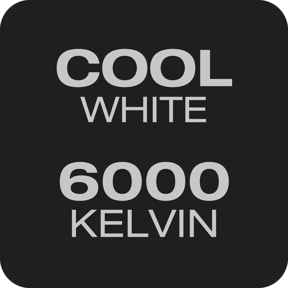 Cool white & 6000K