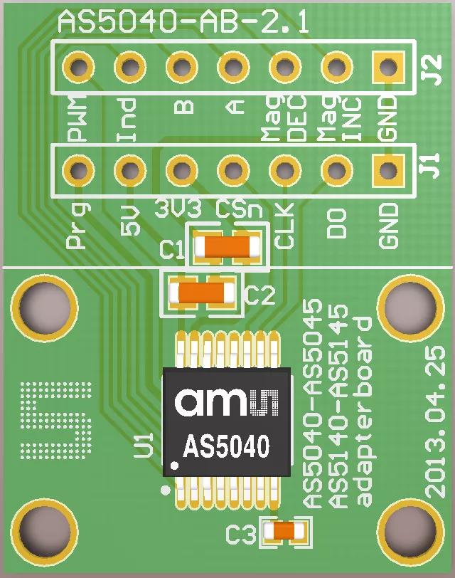 ams AS5040_EVM_AB Evaluation board