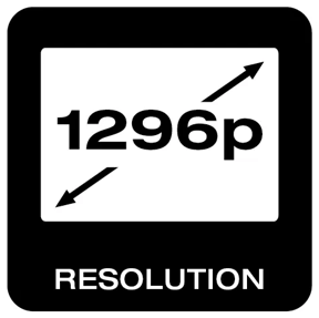 Full HD 1296p Resolution at 30fps