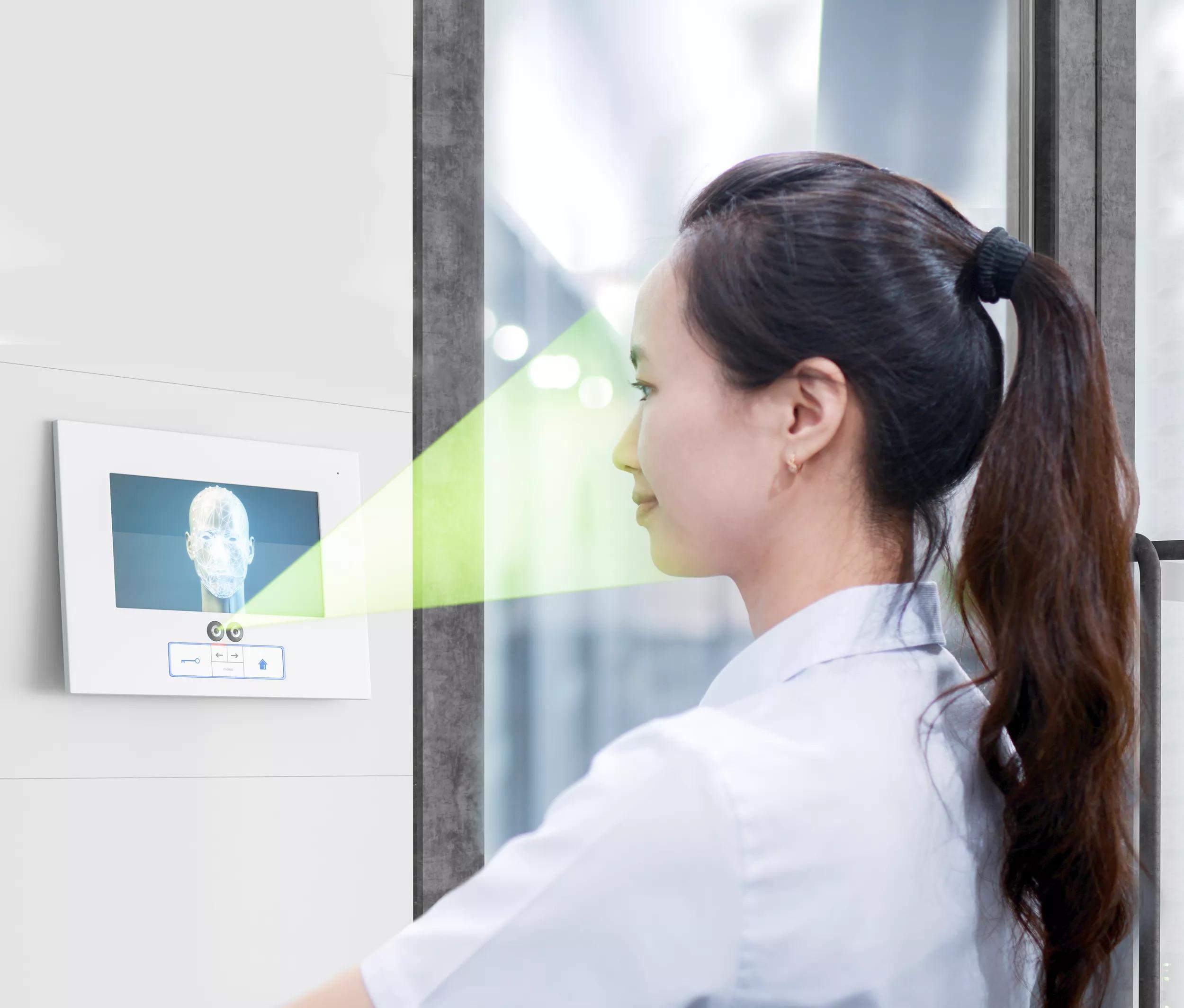 Access control and security secure and touchless authentication infrared illumination