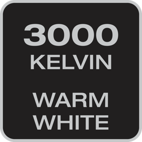 3000 Kelvin & Warm White Light Color