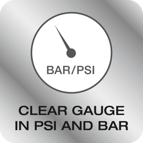Easy to read pressure gauge