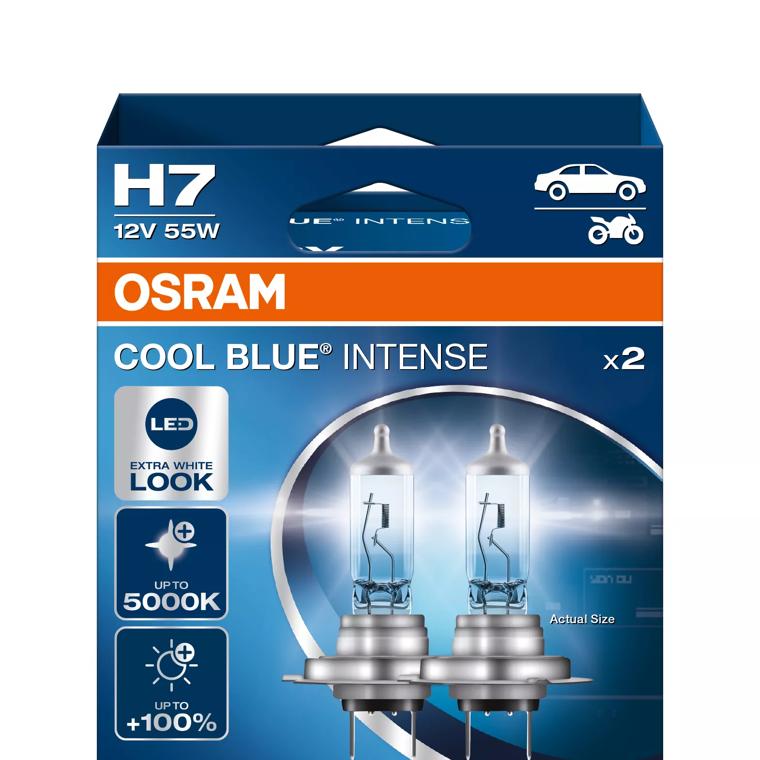 Lampade Alogene OSRAM COOL BLUE INTENSE HB3 - +100% Luminosità, 5000K, Look LED, 2 Pezzi - Foto 10