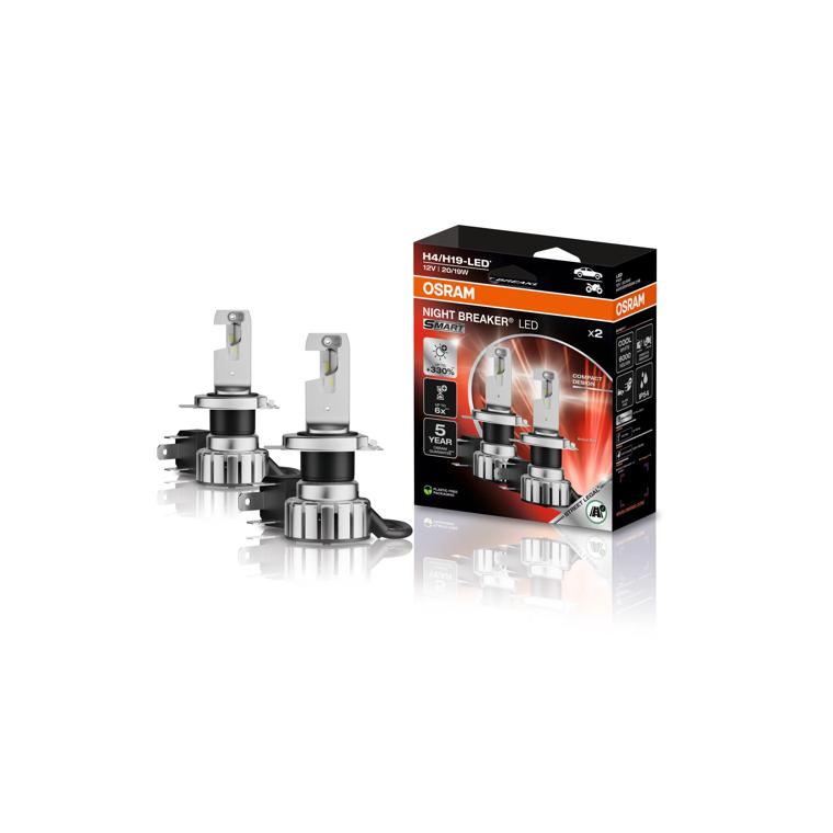 OSRAM NIGHT BREAKER LED SMART H9 | Street-Legal H9 LED Koplamp | 6000K