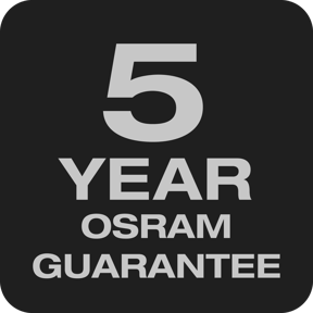 5-year OSRAM guarantee