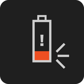 Affichage de l’état de la batterie intégré