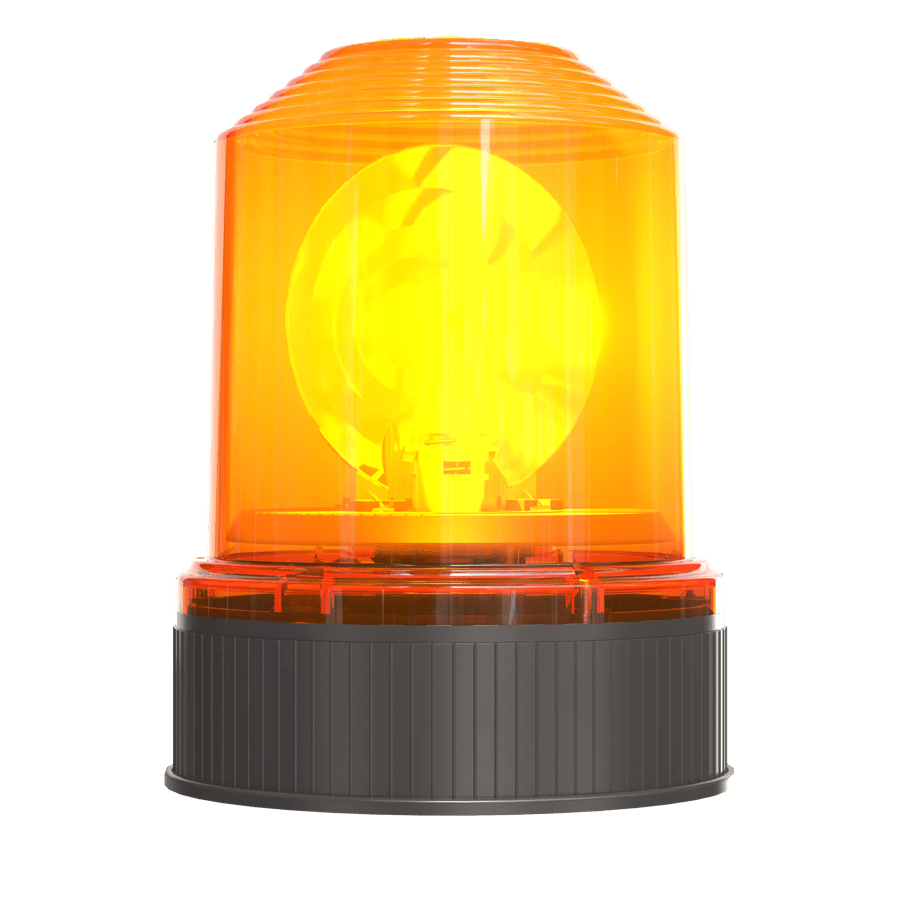 38explore 38灯　SOMATRIVAL ORANGE STAR ROTATING WARNING LIGHT AMBER 455BH 8