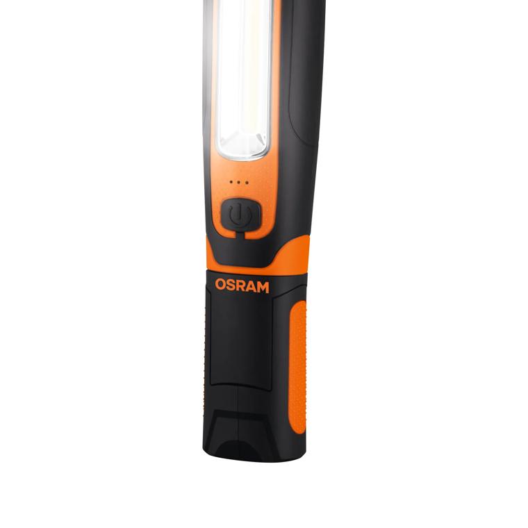 Torcia Ispettiva LED OSRAM TWIST450 Ricaricabile – 450 Lumen, Flessibile 360°, Base Magnetica E Gancio, USB-C, 6000K