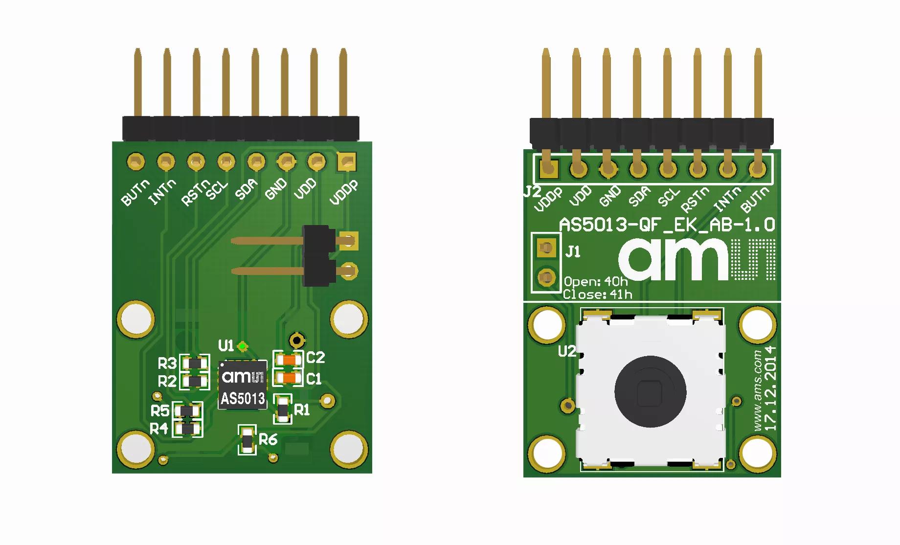 ams AS5013_QF_EVM_AB Evaluation board