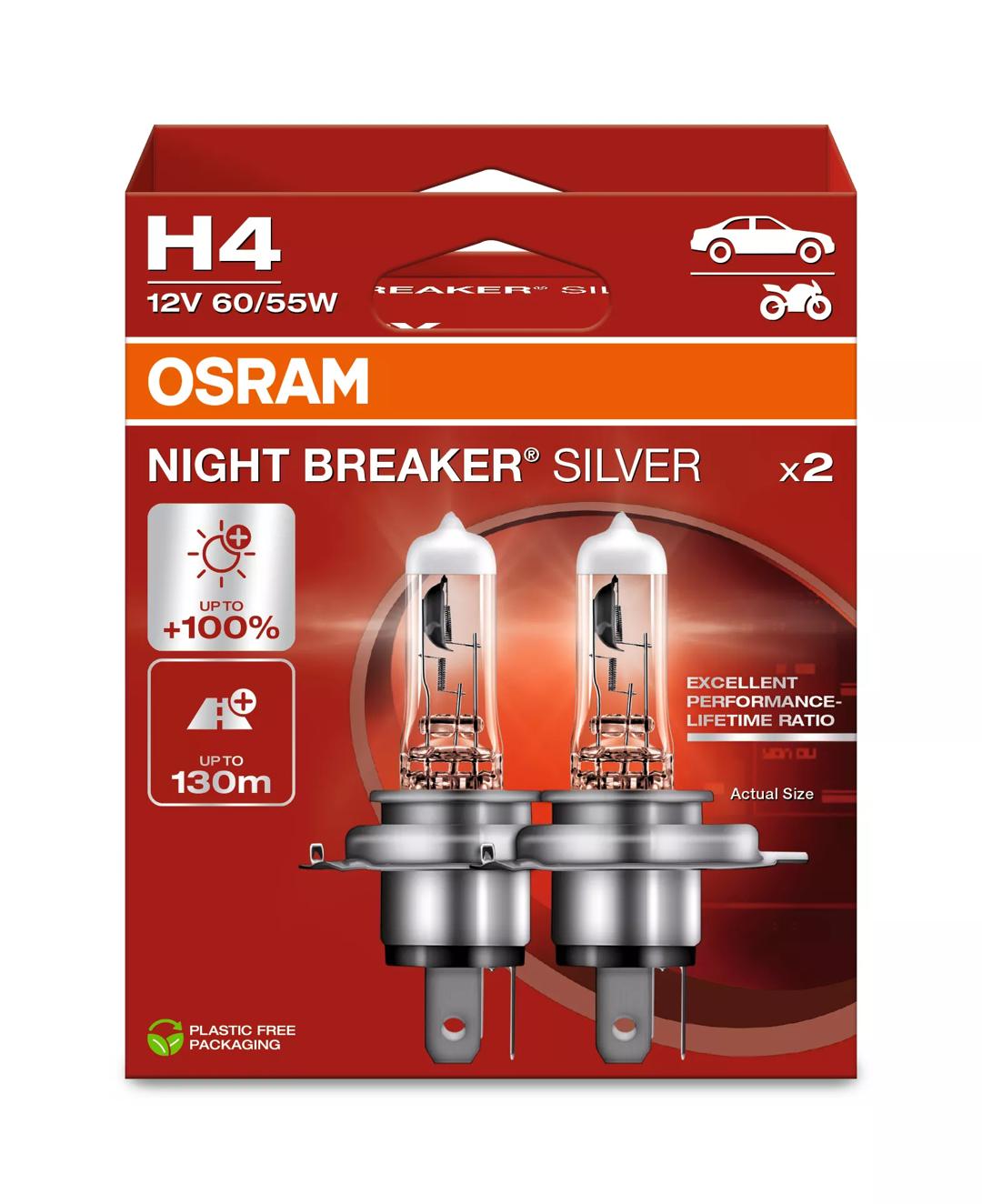 NIGHT BREAKER™ SILVER H4 | OSRAM Automotive NIGHT BREAKER™ SILVER H4 | OSRAM Automotive