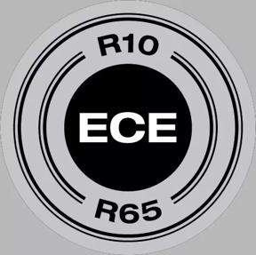 ECE-certifierad &#150; ECE R65 och ECE R10