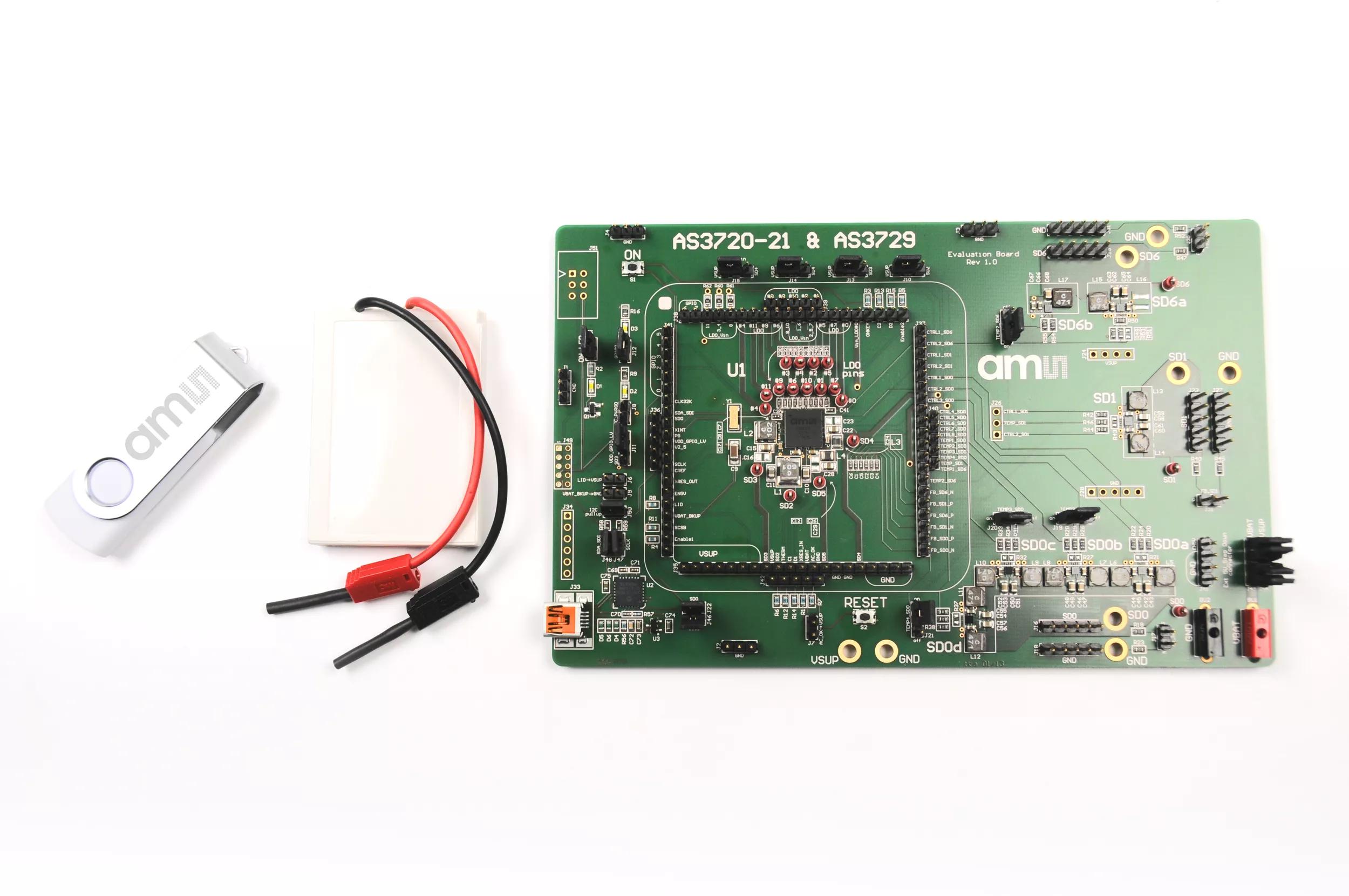 ams AS3721-29_EVM_SN Evaluation kit