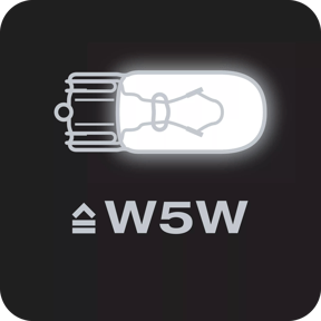Sostituisce tutti gli attacchi delle lampade convenzionali W5W 24V