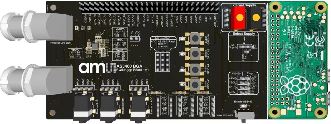 ams AS3460_EVM_SN Evaluation kit