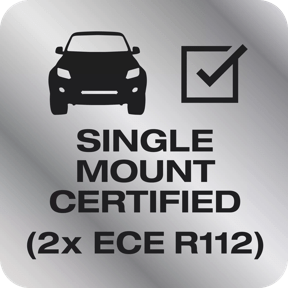 Dvojitá certifikace ECE – 2 x ECE R112
