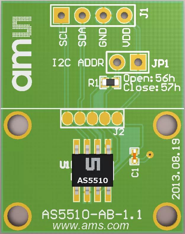 ams AS5510_SO_EVM_AB Evaluation board