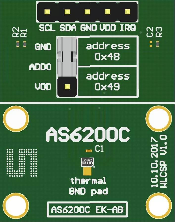 ams AS6200C_WL_EVM_AB Evaluation board