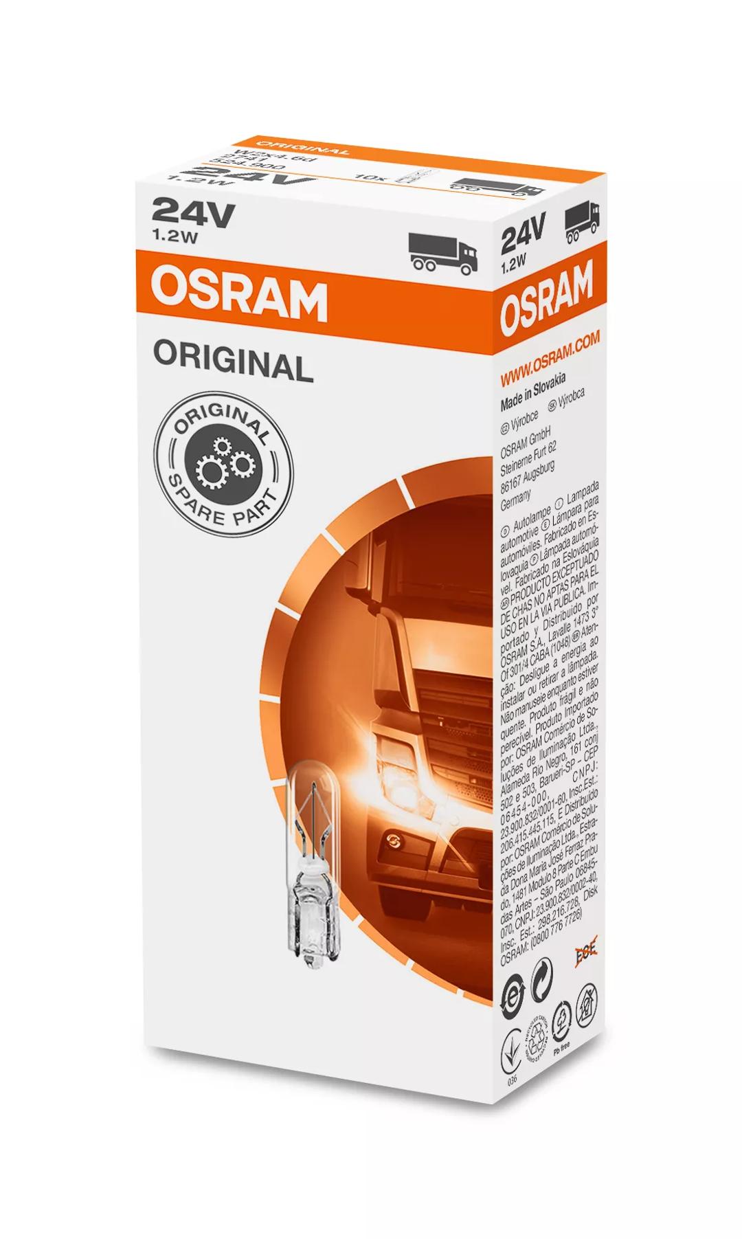 ORIGINAL - GLASS WEDGE BASE - | OSRAM Automotive ORIGINAL - GLASS WEDGE BASE - | OSRAM Automotive