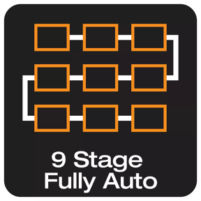 9-stage charging cycle