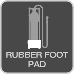 Rubber foot pad