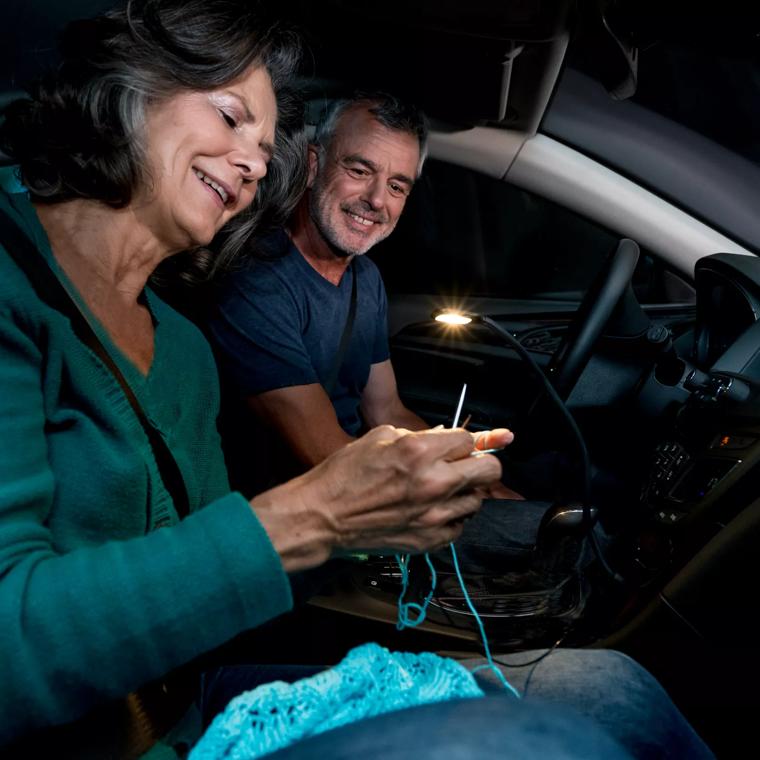 Lampe De Lecture LED OSRAM Onyx Copilot M+7 Pour Voiture - Flexible, Via Allume-Cigare