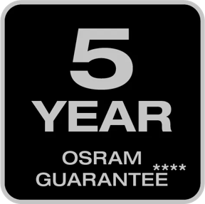 5 års OSRAM garanti<sup>4)</sup>