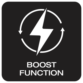 Starts depleted batteries (BOOST to 0V)