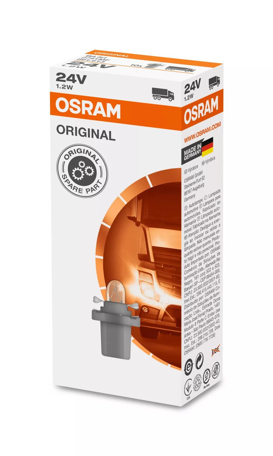 ORIGINAL - PLASTIC MF BASE 2741MF | OSRAM Automotive