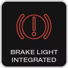 Rear light inclusive brake light function