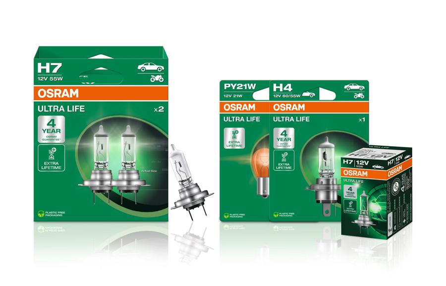 Osram 5007ULT Ultra Life - Lampadina Auto 12V, Confezione Da 10 Pezzi - Foto 2