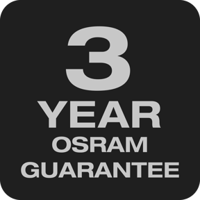 3 years OSRAM guarantee, refer to www.osram.com/am-guarantee for precise conditions​