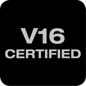 V16-certifierad