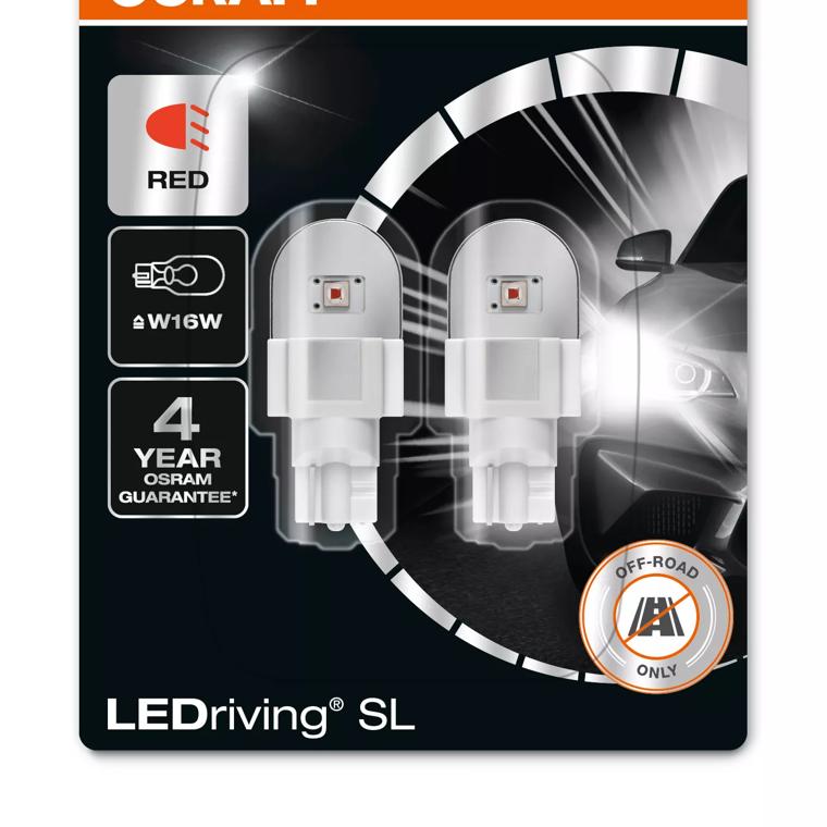 LEDriving SL W16W RED OSRAM Automotive