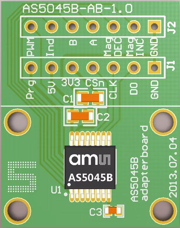 ams AS5045B_DEM_AB Demonstrator board