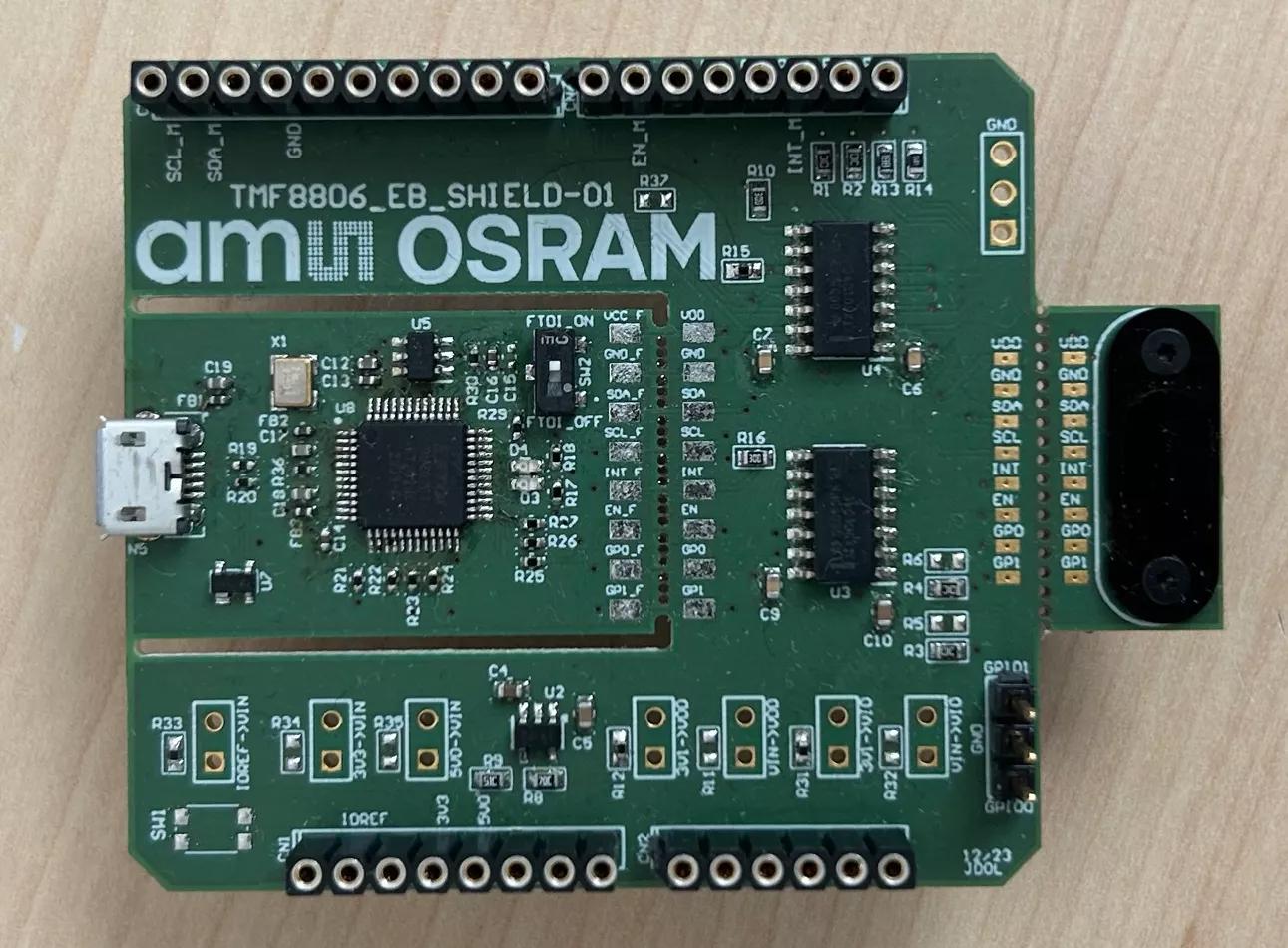 ams TMF8806_EVM_EB_SHIELD Evaluation kit