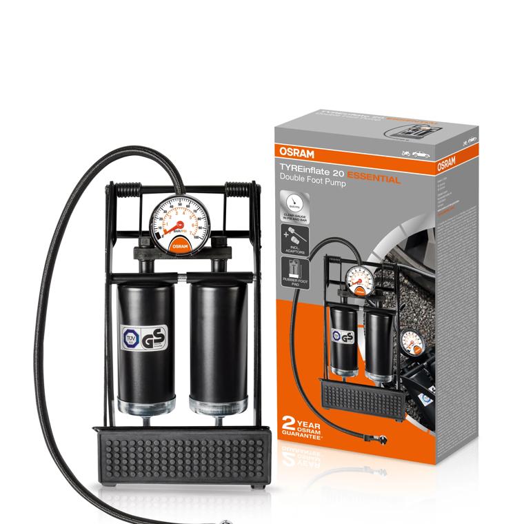 OSRAM TYREINFLATE 200 12V MINI DRUCKLUFT KOMPRESSOR REIFEN-FÜLLER PUMPE