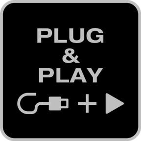 - Plug & Play